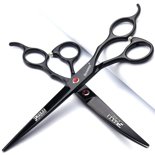 6/7 Inch Hairdressing Scissors Set Barber Shop Hair Scissors Styling Tools (7-inch 3pc)