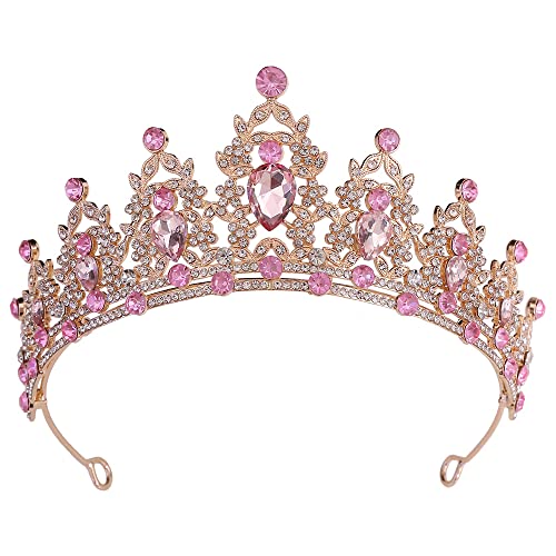 Tiaras for Women Birthday Crown Princess Crowns Rhinestone Girls Headbands Prom Party Accessories Wedding Bridal Hairpiece...