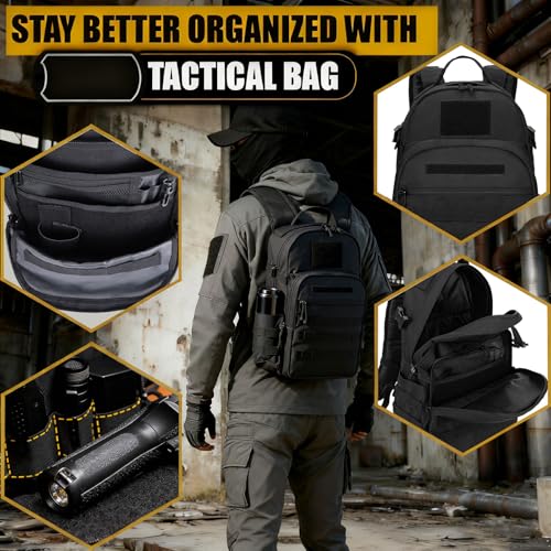 Miramrax Tactical Backpack for Men Military Backpacks with Holster Army 3 Days Assault Pack Bug Out Bag for Hiking Camping...