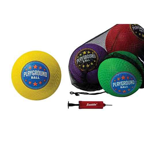 Franklin Sports Kids Playground Balls - Rubber Kickballs + Playground Balls For Kids - Great for Dodgeball, Kickball, 4 Square + Schoolyard Games - 8.5¡± Diameter