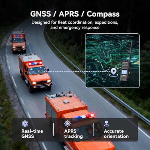 Retevis Ailunce HA2 Bluetooth Handheld Ham Radio, APRS/GPS, APP Control, Fast Charging, High Power Dual Band Radio, IP67, ...