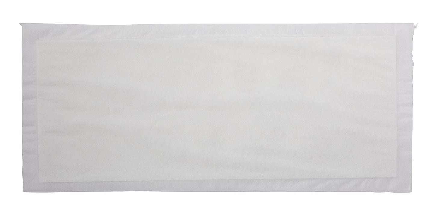 Medline Skinfold Dry Sheet, Skin Moisture Management, Soft, Non-Chafing, Pre-Cut & Ready to Use, 6" x 14" (10 Count)
