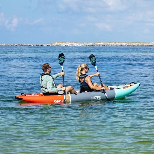 BOTE Koda Aero Inflatable 14' Foot Kayak Packable for Tandem Riders Adults Kids Family Friendly Blow Up Fishing MAGNEPod C...
