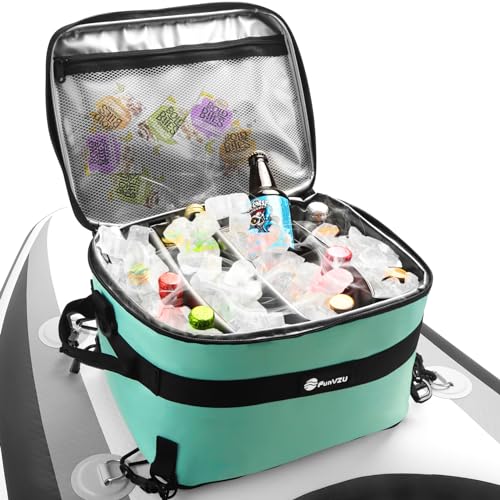 FunVZU Paddle Board Cooler Bag - Waterproof SUP Bag for Stand Up Paddle Board and Kayak - Leakproof Inflatable Storage for...