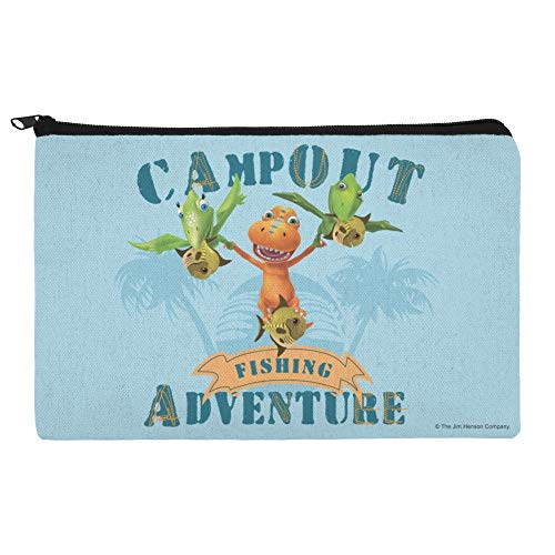 Campout Fishing Adventure Dinosaur Train Makeup Cosmetic Bag Organizer Pouch
