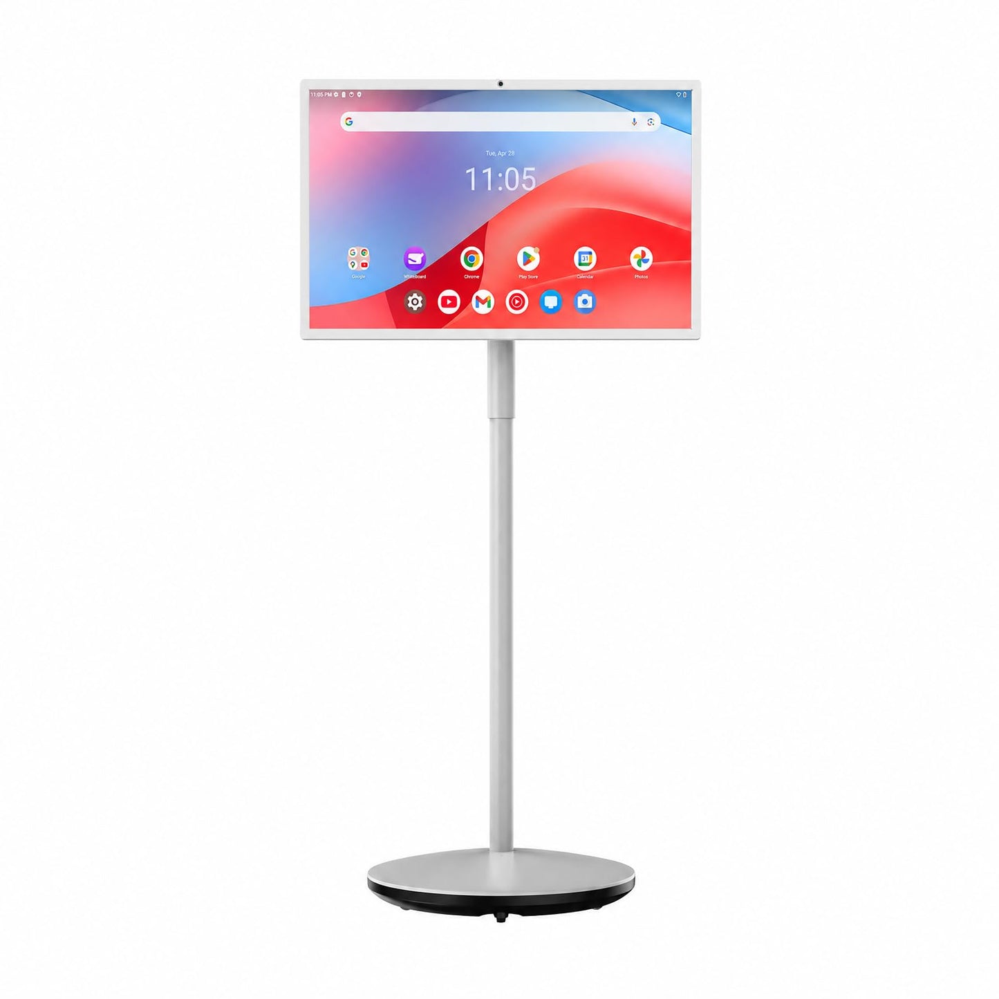 HORION Smart Portable TV,27 Inch FHD Portable Touch Screen Monitor with 8MP Camera, 8GB+128GB, Android 14, Google EDLA-Certified,Built-in Speaker, Tilt/Height/Swivel/Pivot Stand,Built-in Battery
