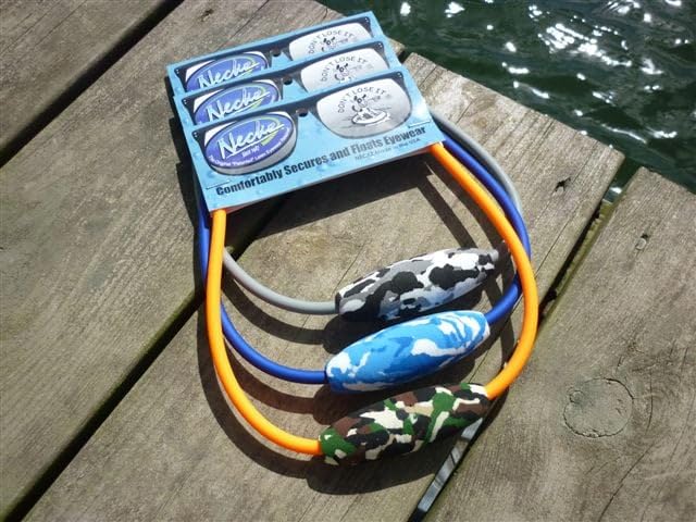 Neckz Floating Sunglass Strap For Men and Women Use while Fishing, Boating or Swimming, Colorful Floating Sunglass Retainer