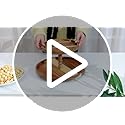 LemonRoad 2 Tiered 360° Rotatable Acacia Charcuterie Boards gift Large Wood Serving Tray Charcuterie cake stand,Perfect fo...