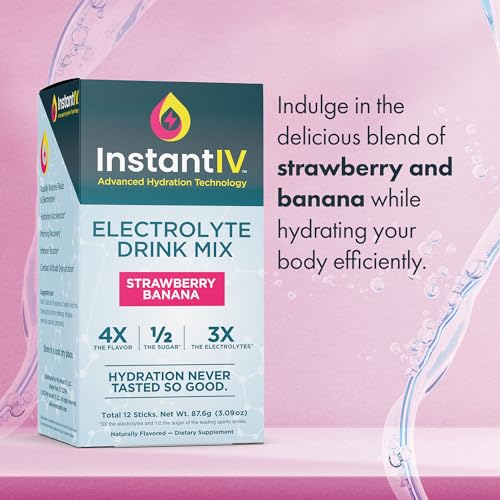 Electrolytes Powder - 3X Electrolytes,1/2 Sugar with Vitamin C, B3, B6, Electrolytes Powder Packets for Hydration, Recover...