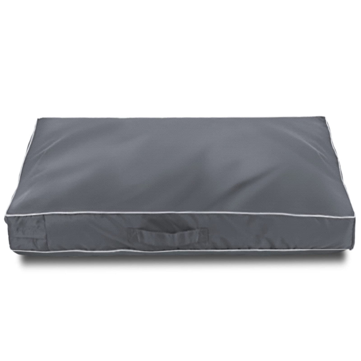 Chinchilla Waterproof Heavy Dog Bed Cover Washable, with Zipper Opening Fillable Universal Dog Bed Replacement Cover.Cover Only (Small, Gray)