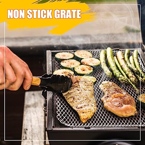 Mifoci 30 Pcs Disposable Grill Topper Non Stick BBQ Grill Grates Liners 12x16 Inch Mesh Mat Disposable Sheets Pans for Out...