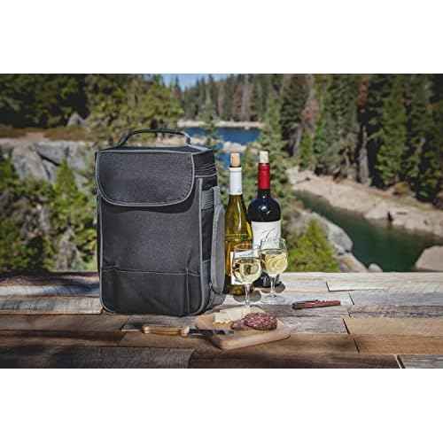 NCAA Duet Insulated Wine and Cheese Tote with Team Logo