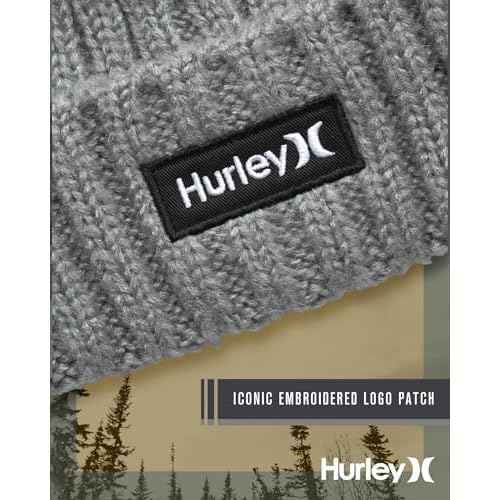 Hurley Men¡¯s Winter Hat ? Eagle Flats Cuffed Beanie