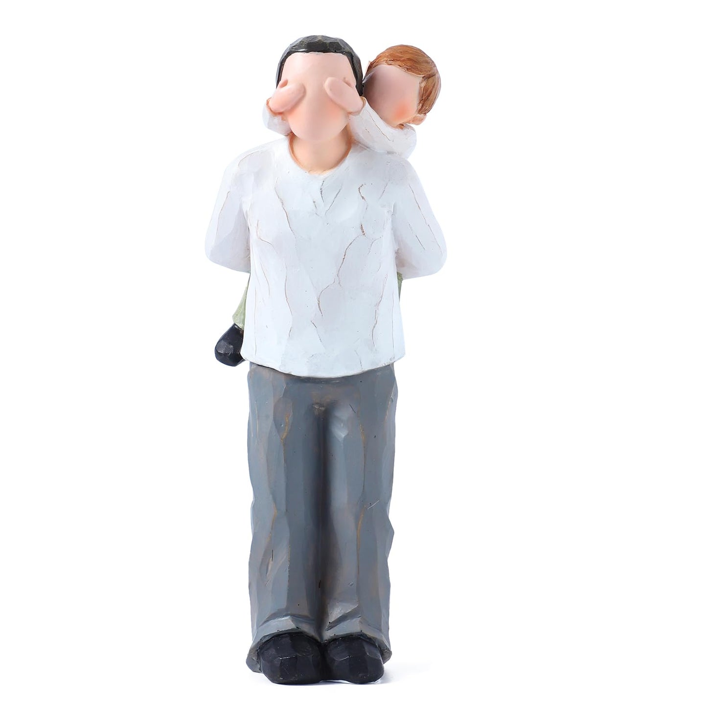 BUTILIVEEN Grandpa Gifts- Grandpa Fathers Day Birthday Gift, 8 Inch Resin Grandfather and Grandson Figurines