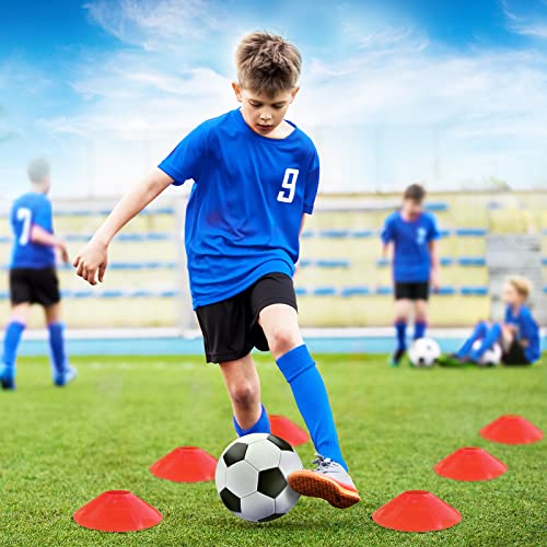Kids Soccer Goals for Backyard Set - 2 of 4' x 3' Portable Soccer Goal Training Equipment, Pop Up Toddler Soccer Net with ...