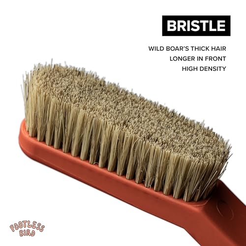 Footless Bird Rock Climbing & Bouldering Brush, Ergonomic, High Density Wild Boar's Thick Hair Bristles, 100% Recyclable, ...