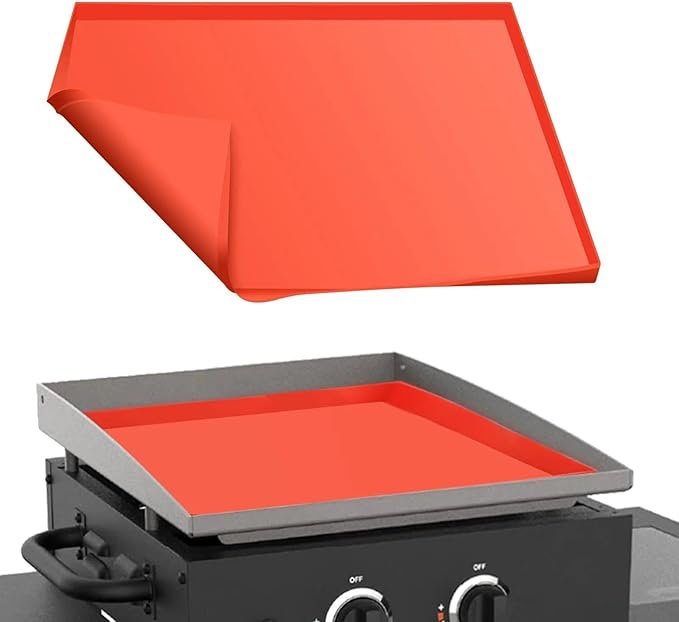 PURPLEBIRD Silicone Griddle Cover Mat for Blackstone 17 Inch Griddles, Waterproof Protective Mat for Griddle Flat Top, 1...