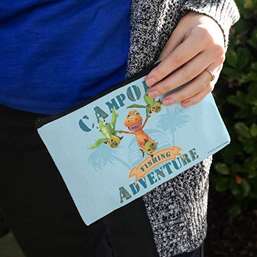 Campout Fishing Adventure Dinosaur Train Makeup Cosmetic Bag Organizer Pouch