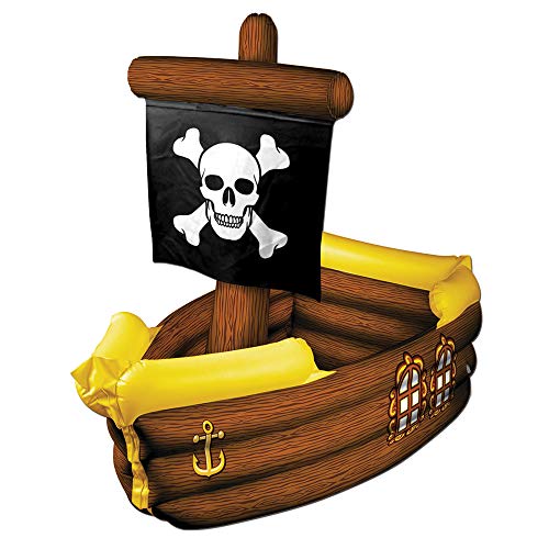 Beistle Inflatable Pirate Ship Cooler