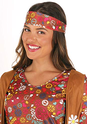 Fun World Costumes Women's Peace Love Hippie Adult Costume