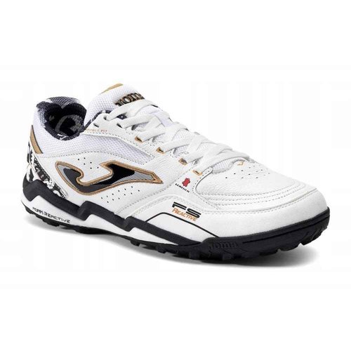 Joma FS Reactive 2402 TF FSS2402TF, Mens, White/Black/Gold, 9 US
