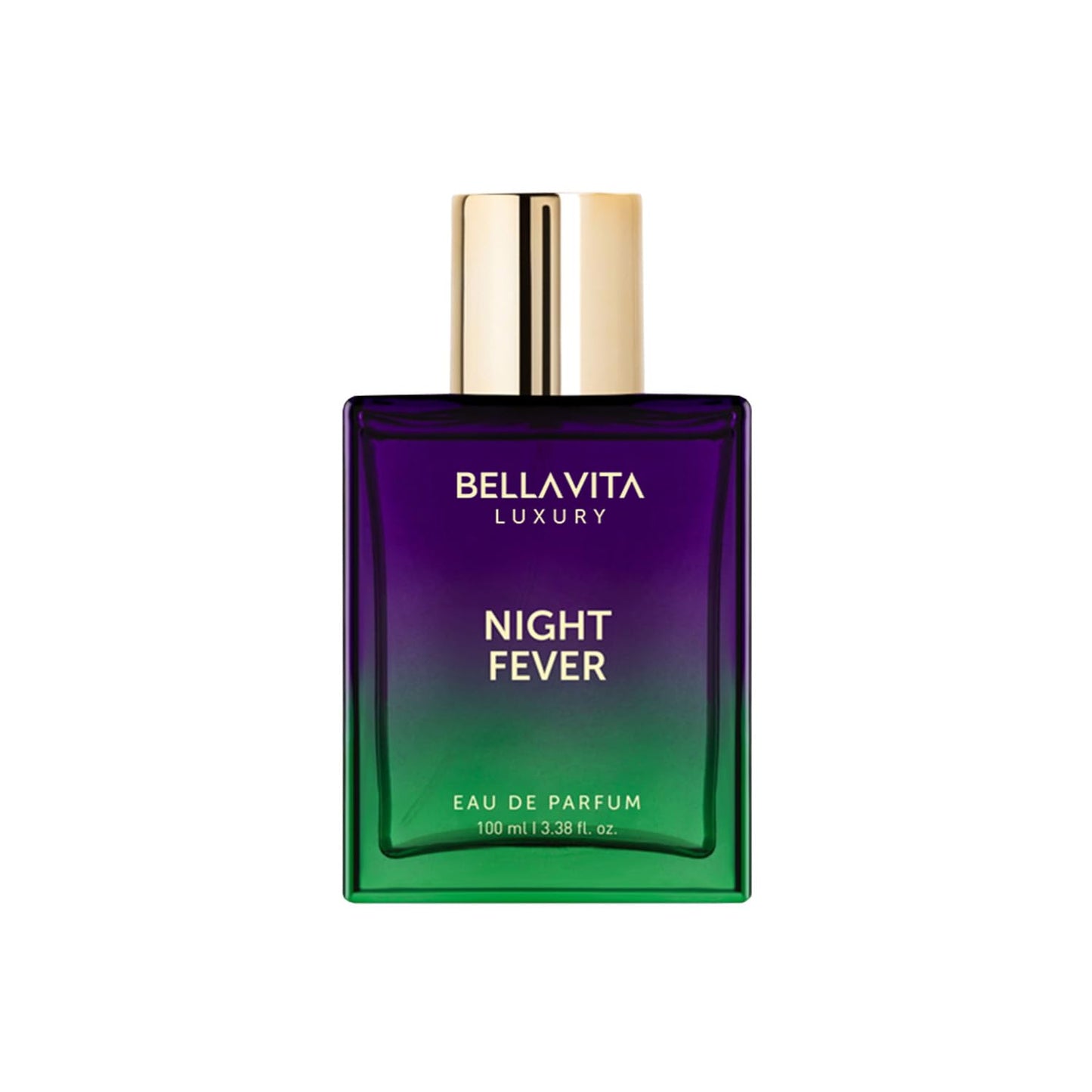 BELLAVITA Luxury NIGHT FEVER Perfume for Women and Men | Notes of Bergamot Mandarin, Peach, Musk & Vanilla | Long Lasting Eau De Parfum for Man and Woman | Fruity Premium Unisex Fragrance Scent