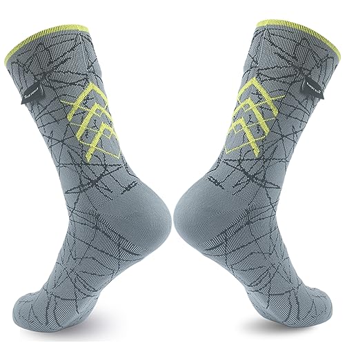 RANDY SUN Waterproof Breathable Socks, [SGS Certified] Unisex Novelty Skiing Trekking Hiking Wading Trail Socks