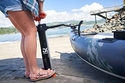 AQUAGLIDE Universal SUP Hand Pump for Stand Up Paddle Boards Single and Double Action High Pressure Pump 29 PSI Capability...