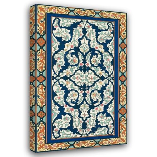 ArtDirect Non-Embellish Persiann Ornament III Custom Framed Art Print Giclee Print or Canvas Options with Various Sizes and Customization by Vision Studio