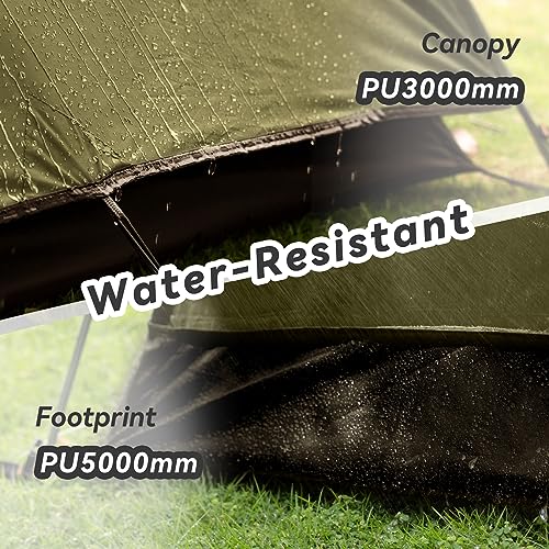 Forceatt Camping Tent 2/3/4 Person, Professional Waterproof & Windproof Lightweight Backpacking Tent Suitable for Outdoor,...