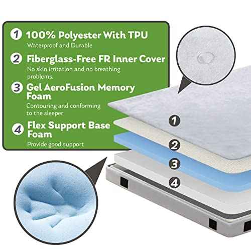 Memory Foam Camping Mattress 2.5 inch, Twin XL Portable Roll Up Camping Sleep Topper with Waterproof and Non-Slip Bottom, Camping Car Mat with Travel Bag, 79"×38"×2.5", Grey