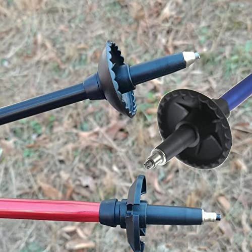 Trekking Pole Tips Set - Walking Sticks Replacement Tip Protectors - Snow & Mud Baskets