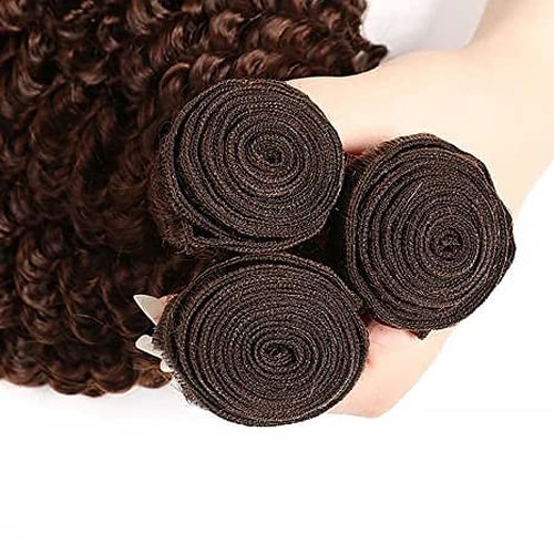 24 26 28 Inch Color #4 Bundle Medium Brown Water Wave Human Hair Bundles Dark Brown Bundle Color #4 Wet and Wavy Bundles Human Hair