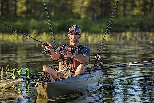 Onyx MoveVent Dynamic Paddle Sports Life Vest, Yellow, M/L & Kayak Fishing Life Jacket, Universal, Tan