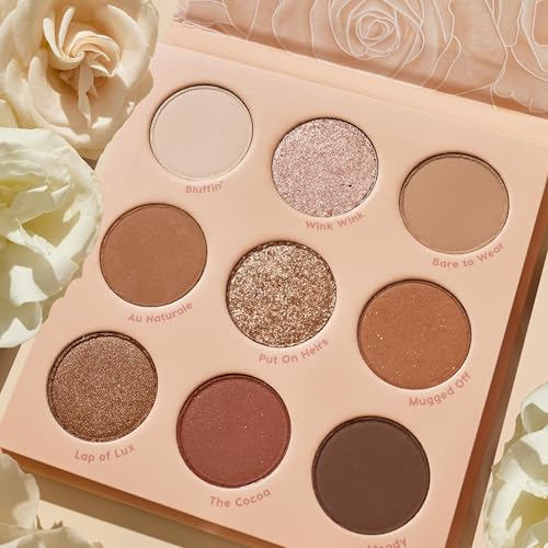Colourpop Nude Mood Eyeshadow Palette - Brown & Copper Palette with Metallic and Matte Finishes - High-Pigment Eye Makeup ...