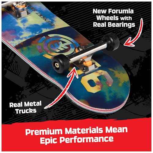 TECH DECK, Element Pro Series Finger Board with Storage Display, Built for Pros; Authentic Mini Skateboards, Kids Toys for Ages 6 and up
