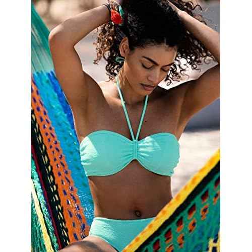 Freya Womens Ibiza Waves Underwire Bandeau Bikini Top