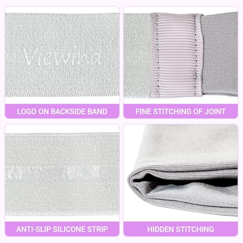 Sweat Absorb Headband for Men & Women, Athletic Headband for Running Yoga Workout, Wide Fashion Headband for Daily, 4" Wid...