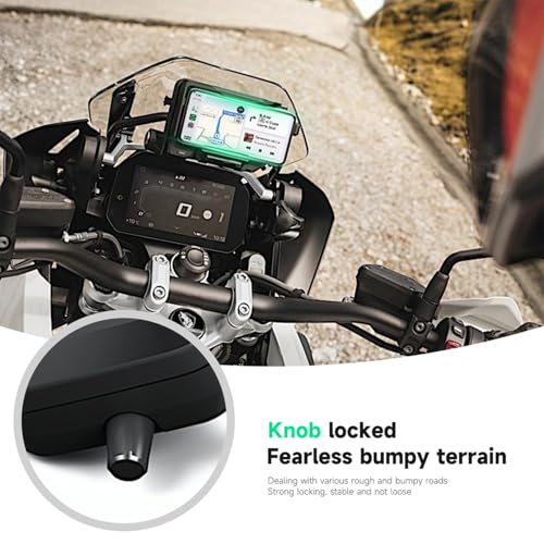 FWXEOZ Phone Holder for Motorcycle with Wireless Charge & Fast Wired Charging GPS Navigation Phone Mount Fit for BMW R1200...