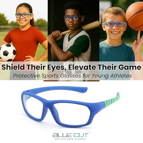 BLUE CUT Sports Protection Goggles, Anti-Fog Lenses Safety Glasses for Basketball, Pickleball and All Outdoor Sports