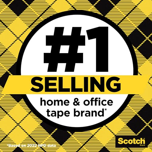 Scotch Permanent Double Sided Tape, Card Making and Holiday Scrapbooking Supplies, Alternative to Gift Wrap Tape for Wrapp...