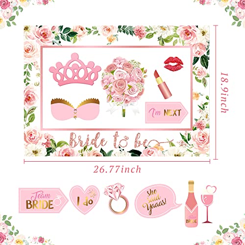 Bridal Shower Decorations Bride to Be Party Photo Booth Bride to Be Sign Bride to Be Sash Bridal Shower Party Supplies Wed...