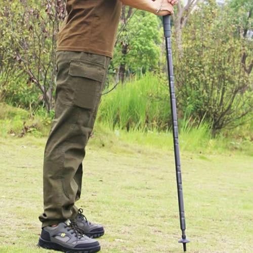 Collapsible Tactical Hiking Trekking Pole,2026 New Aluminum Tactical Walking Stick,Survival Hiking Trekking Pole,Gear for ...