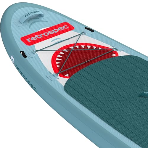 Retrospec Weekender-Nano 8'6" Kids Paddle Board Inflatable - Youth SUP with Adjustable Paddle, Pump & Backpack - Stable De...