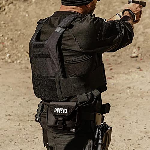 PETAC GEAR Tactical Rip Away Medical Pouch Tear Off First Aid IFAK Pouch Molle & Belt Horizontal Outdoor Emergency Surviva...