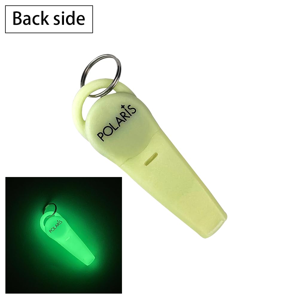 Polaris Waterproof Micro Compass Series/Watchband Or Edc Or With Mini Whistle Or With Whistle (Glow In The Dark Micro Whistle Co