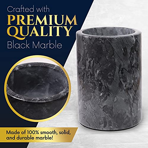 Homeries Marble Wine Chiller Bucket - Wine & Champagne Cooler for Parties, Dinner – Keep Wine & Beverages Cold, Wine Chill...