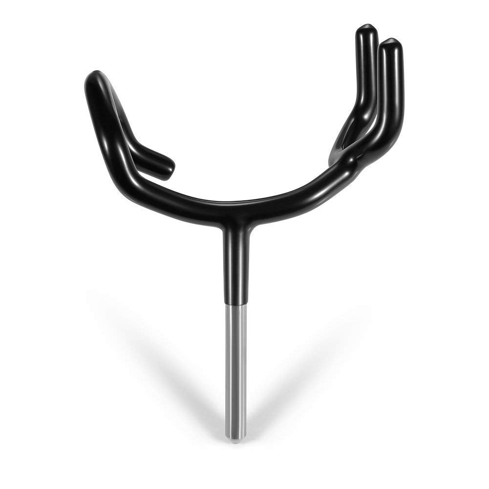 Atian Microphone Metal Boom Pole Holder Audio Boom Cradle Mount Stand