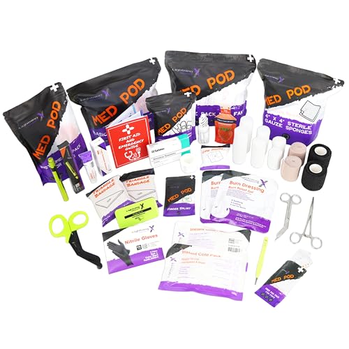 Lightning X Basic First Aid Responder EMT Medical Stocked Trauma Fill Kit LXSMK-A