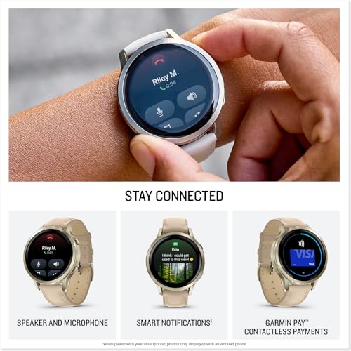 Garmin Venu® 4, 41mm, Advanced Health and Fitness GPS Smartwatch, Bright Colorful Display,Built-In Flashlight,10 Days of B...